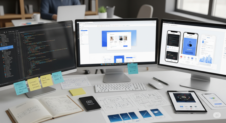 Création de sites web et applications sur mesure.  Contactez-moi pour votre projet.