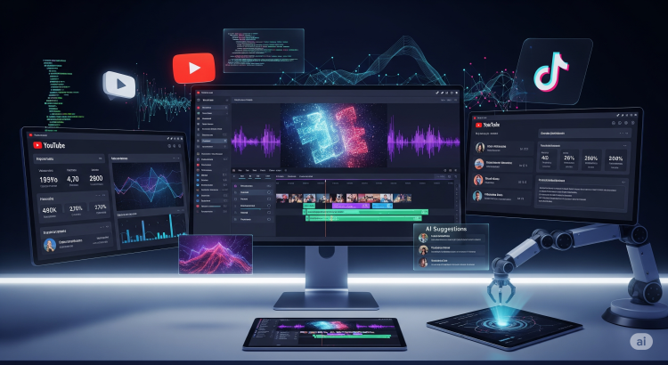 Création de vidéos publicitaires et contenus YouTube  , TikTok  avec IA